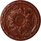 Ekena Millwork Baile Ceiling Medallion (Fits Canopies up to 3 1/4"), Hand-Painted Firebrick, 20"OD x 1 5/8"P CM20BLFIF - alternate 1